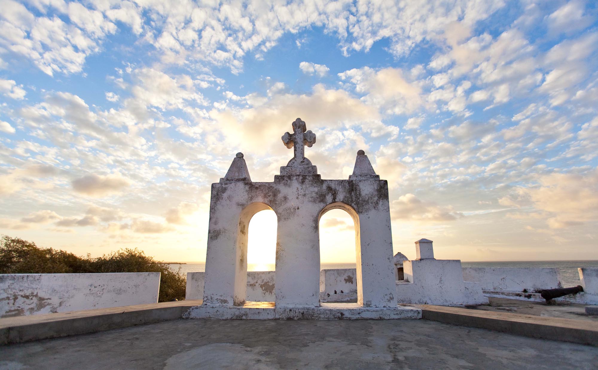 Mozambique - Tropical sky over JB Fort