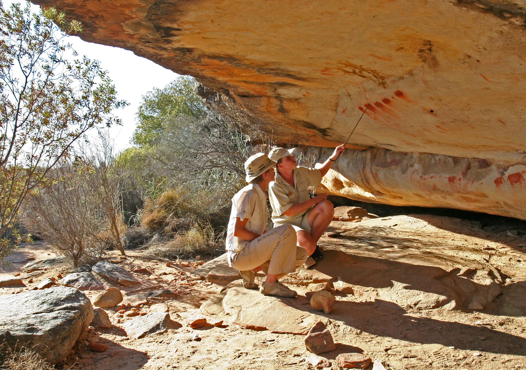 Bushmans Kloof - cave