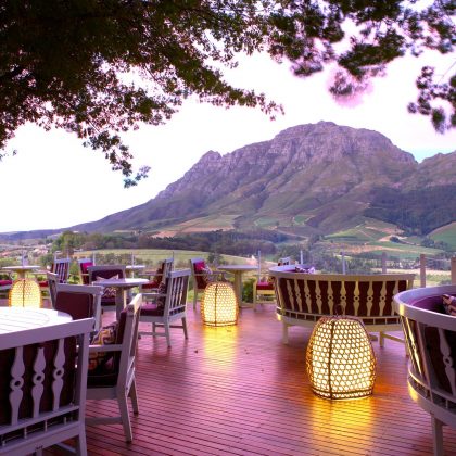 Delaire Graff Estate - Restaurant Deck