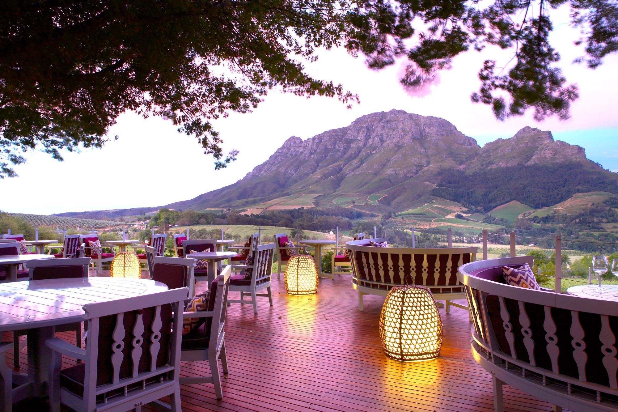 Delaire Graff Estate - Restaurant Deck