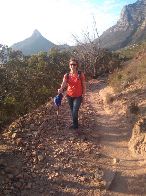 Luxury Travel Manager, Kay, on a hiking trial