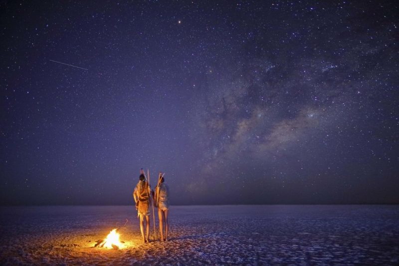 Learning San Folklore on a sleep-out on the Makgadikgadi Salt Pans, must count as one of the most soulful experiences out there.