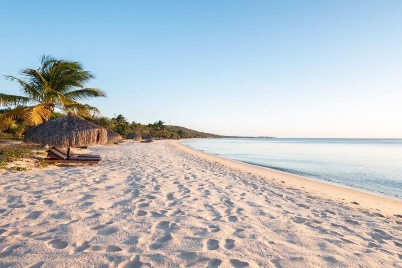 An endless stretch of beach to yourself at Anantara Bazaruto Island Resort perfect for families looking for a tropical island break. 
