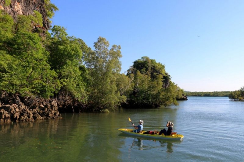 Explore deserted creeks, little fishing villages and the Tsingy, coral remains sculpted by erosion and overlapping baobab roots at Madagascar’s Anjajavy l'Hôtel.