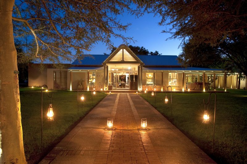 Morukuru Farm House entrance